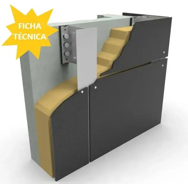 Extrugasa TS-700 Fachada ventilada alumínio