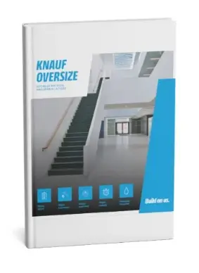 Capa catálogo Knauf Oversize