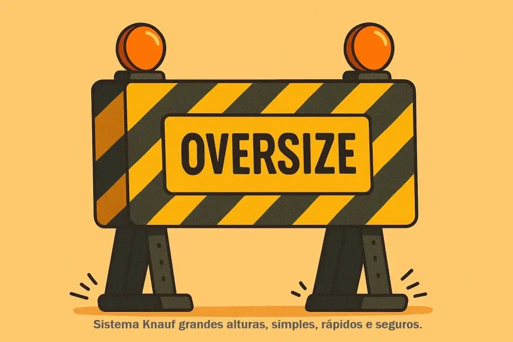 Oversize - Sistema Knauf grandes alturas